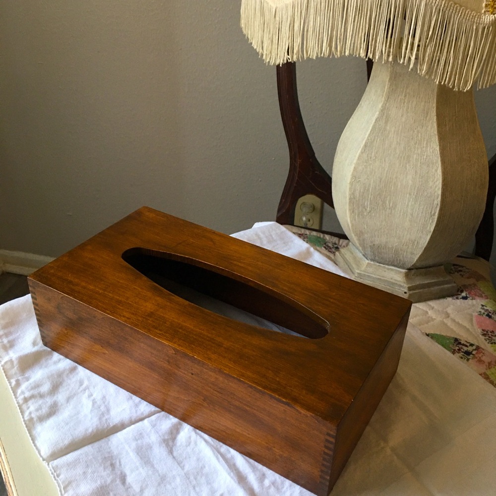 Wooden Tissue box cover